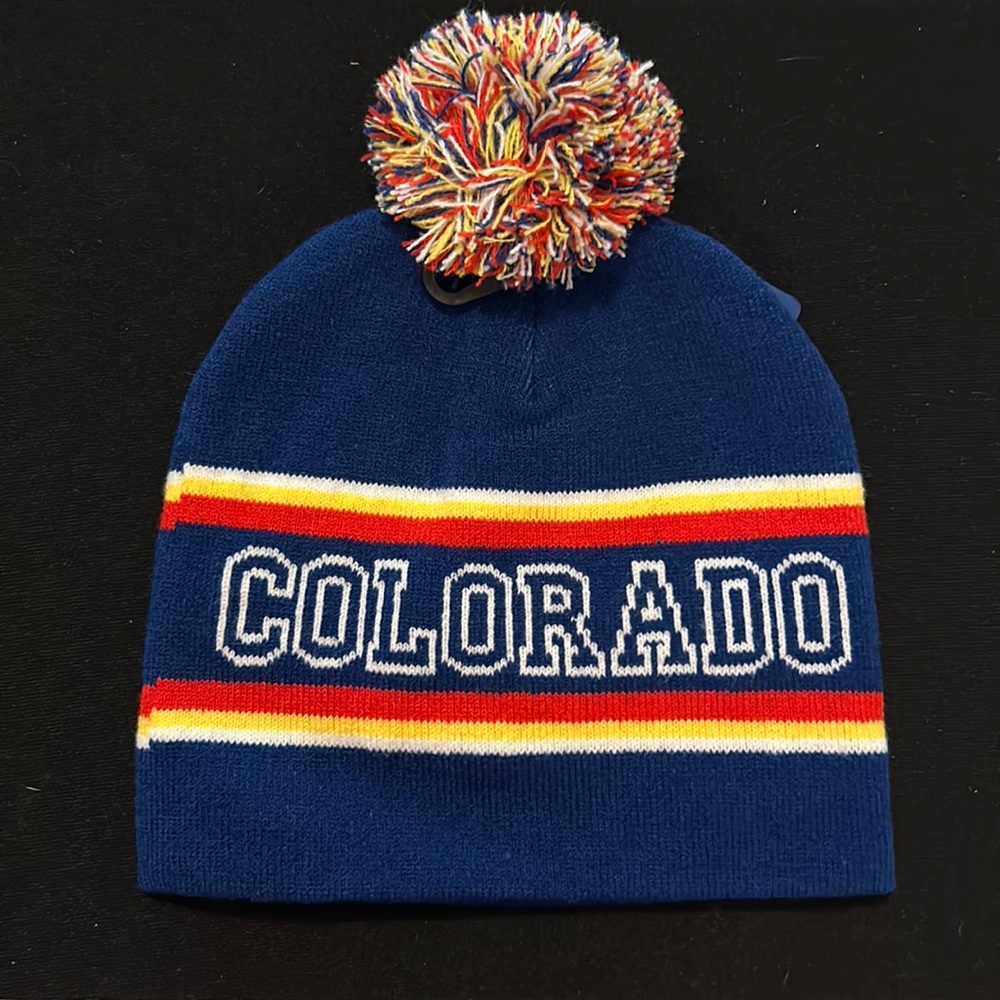 Beanie unisex “Colorado” with Pom Pom NWT